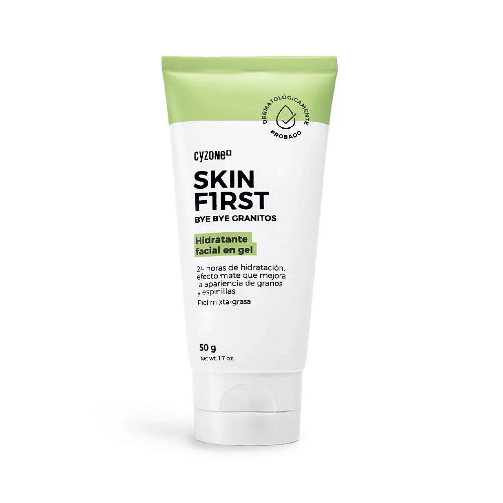 HIDRATANTE FACIAL EN GEL SKIN FIRST BYE GRANITOS CYZONE 50GR